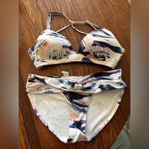 Athleta Vivid Prism Bikini Padded Top Size XS